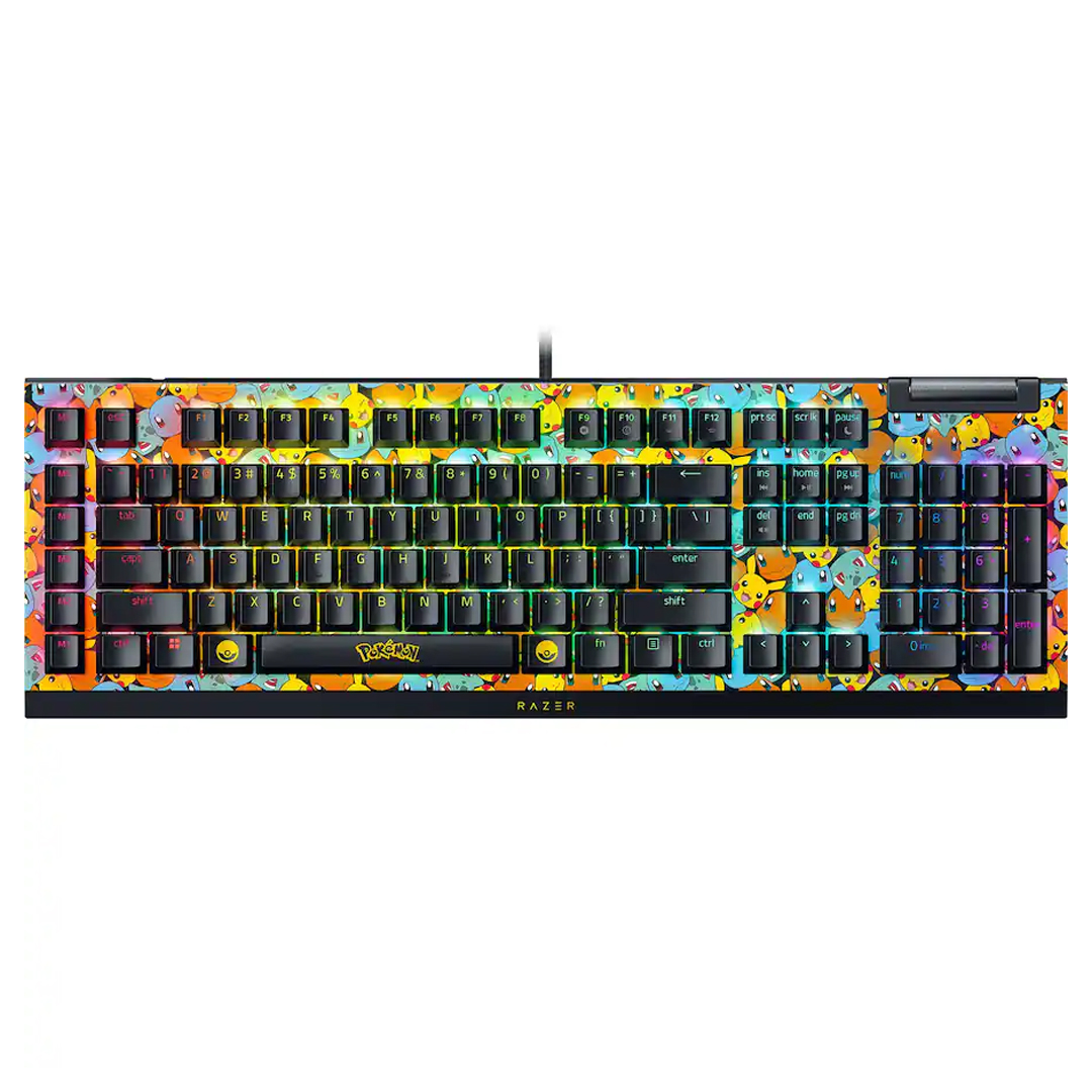 Teclado Razer BlackWidow V4 X Pokemon Edition