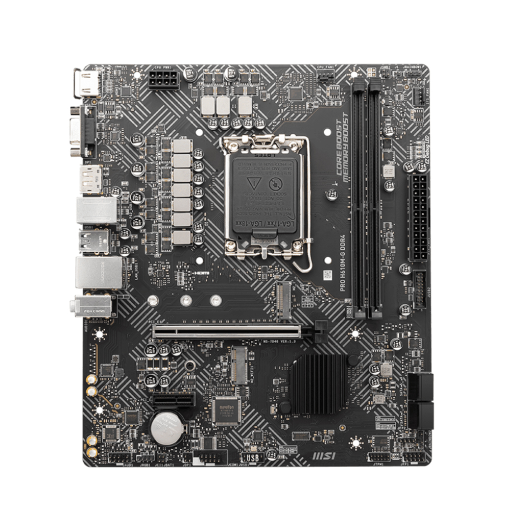 Motherboard MSI PRO H610M-G DDR4