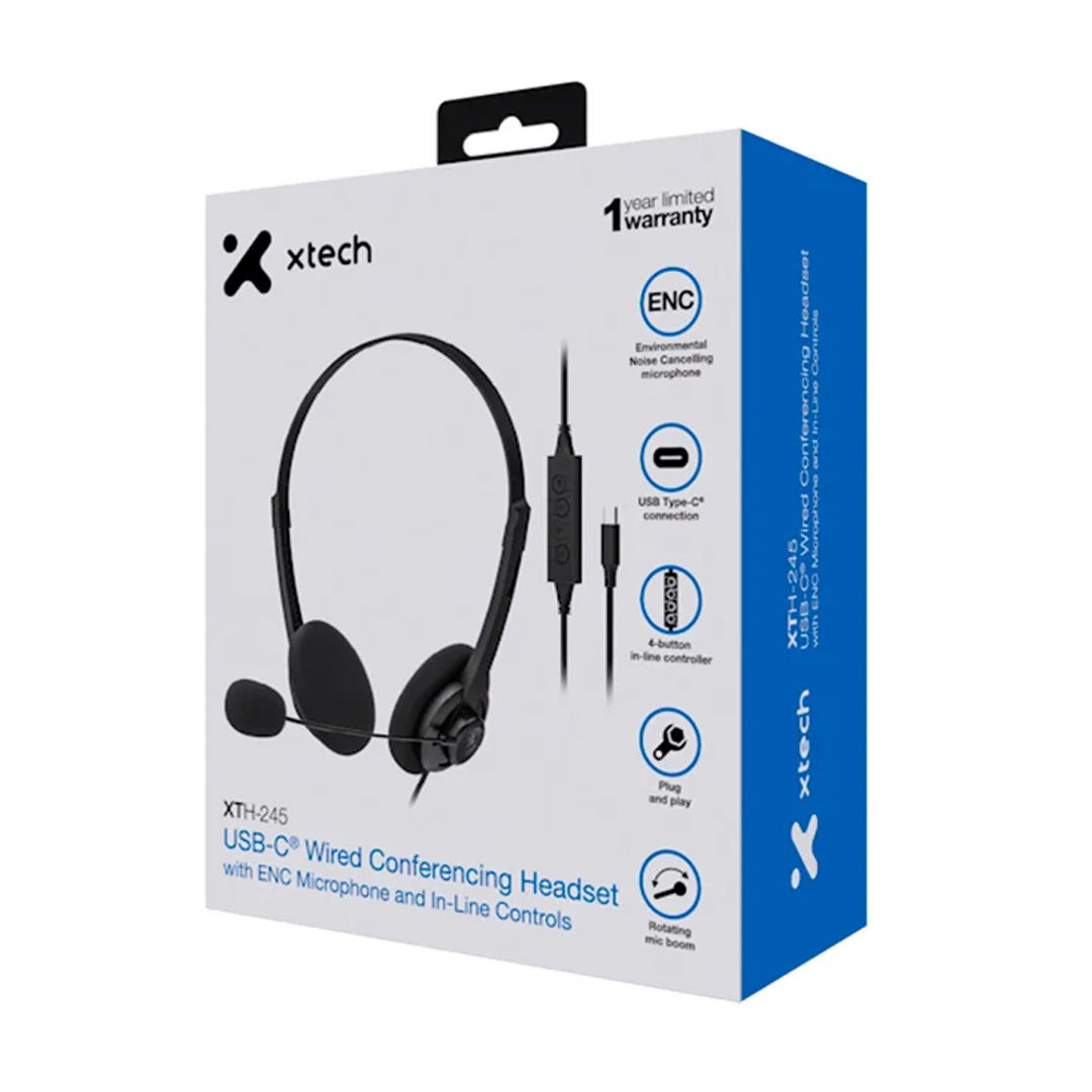 Headset Xtech XTH-245 USB-C - Imagen 3