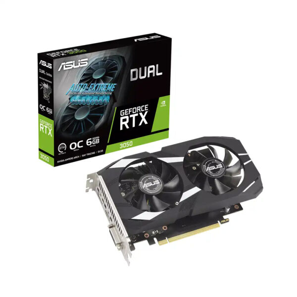 Tarjeta Gráfica ASUS - DUAL-RTX3050-O6G - PCI Express 4.0 - NVIDIA - NVIDIA GeForce RTX 3050