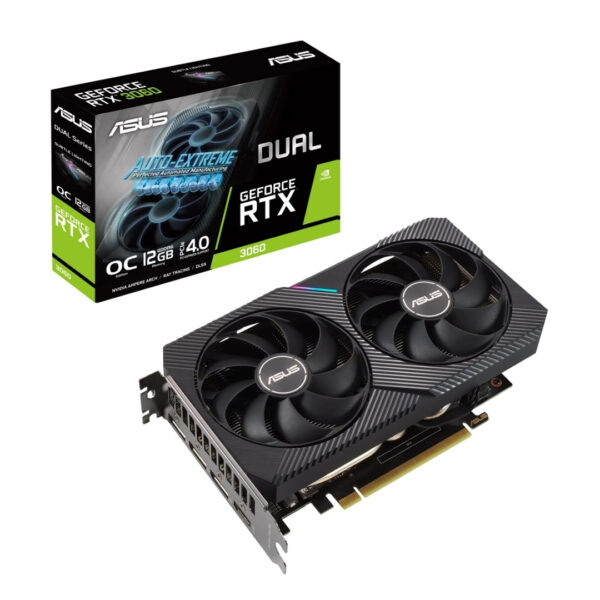 Tarjeta Gráfica ASUS DUAL-RTX 3060 V2 - OC Edition-12 GB GDDR6 - PCIe 4.0 x16