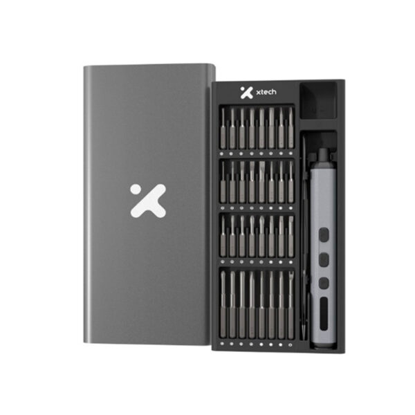 Xtech Kit de Destornillador de Precisión Recargable 68 en 1